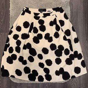 Pleated A line skirt